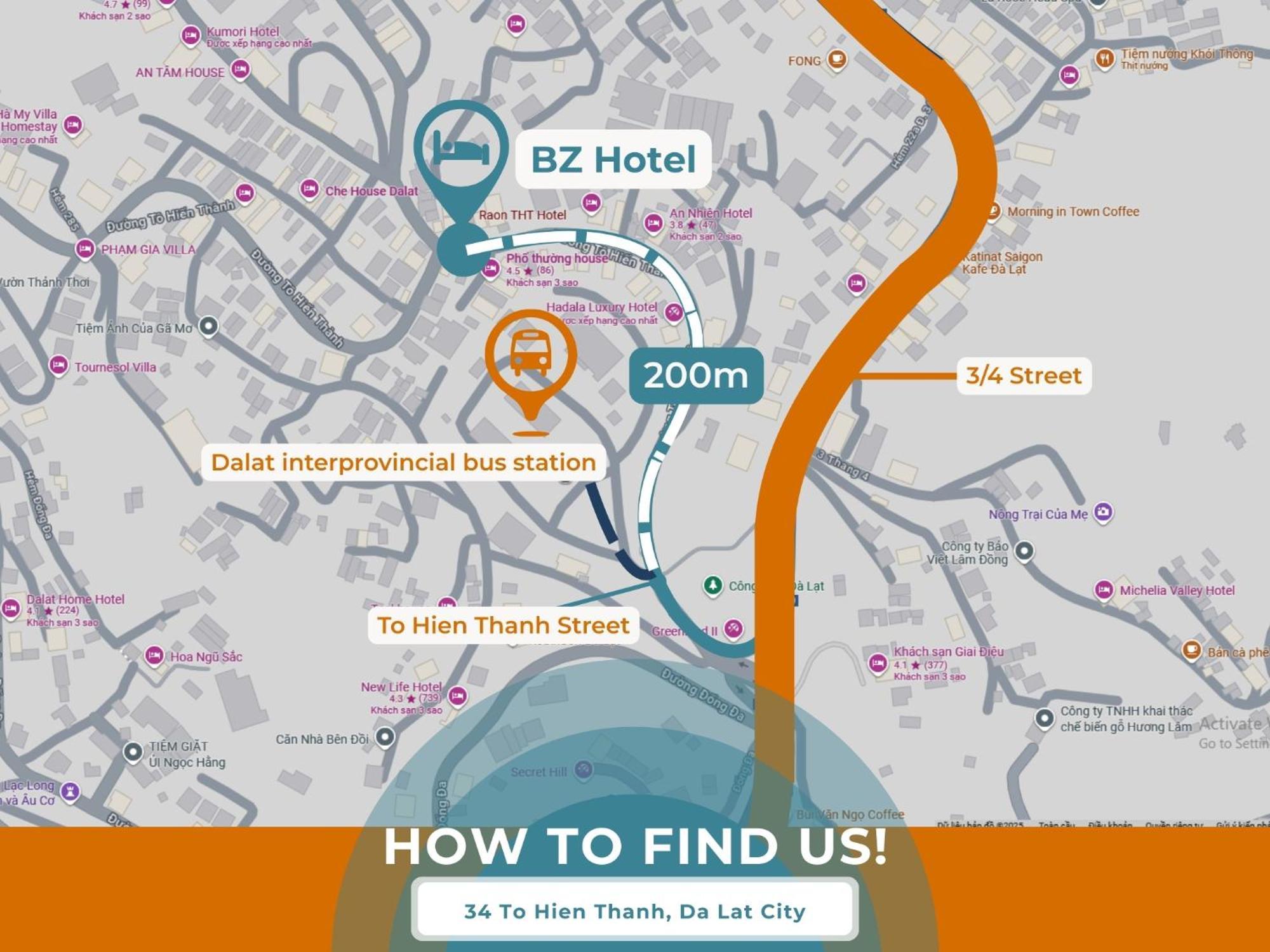 Bz Hotel Далат Экстерьер фото